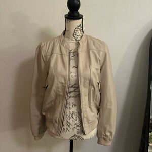 Joie Beige Bomber Jacket